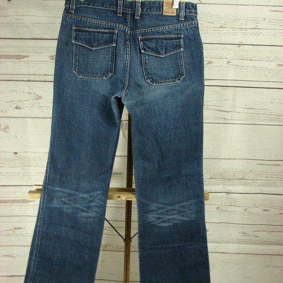 Express Jeans Precision Fit Snap Bk Pockets Sz 7/8 - Picture 9 of 16